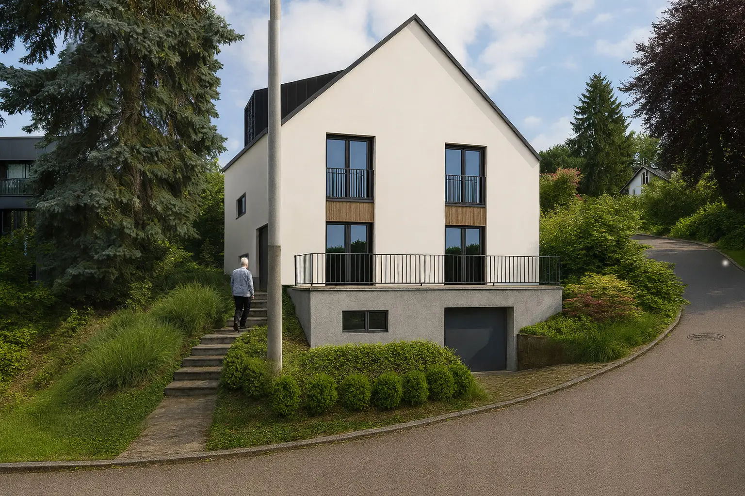 Projektvisualisierung Strassenseite
