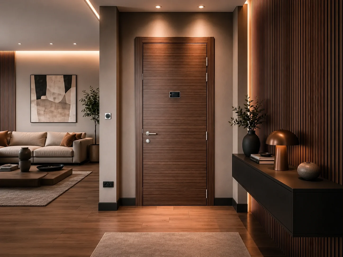 Furnierte Wohnungseingangstür